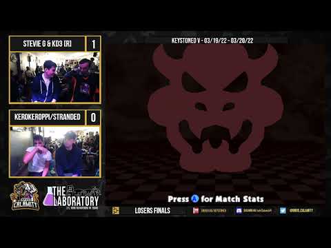 Keystoned V | SSB64 Remix Doubles - Losers Final - Stevie G & KD3 vs KeroKeroppi & Stranded