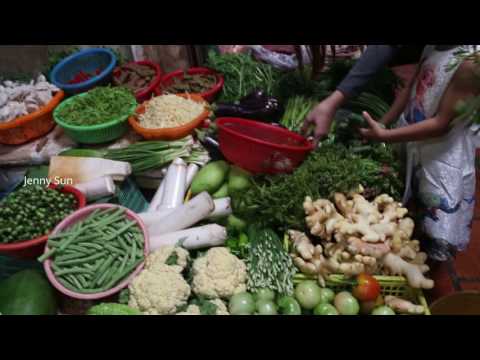 Asian Market Street Food- Art Of Living In Cambodian Market