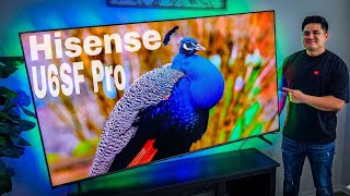 The Hisense U6SF Pro 4K Mini-LED TV Is CRAZY Good For The Price!!!