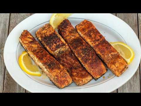PAN GRILLED SALMON in 10 Minutes! You'll Make Your Salmon This Way Forever! The Best Salmon Recipe