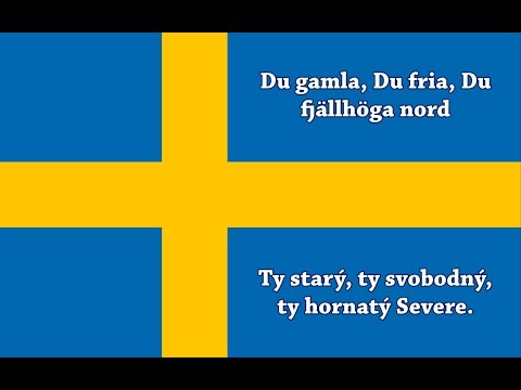 Švédská národní hymna (český překlad) - Anthem of Sweden