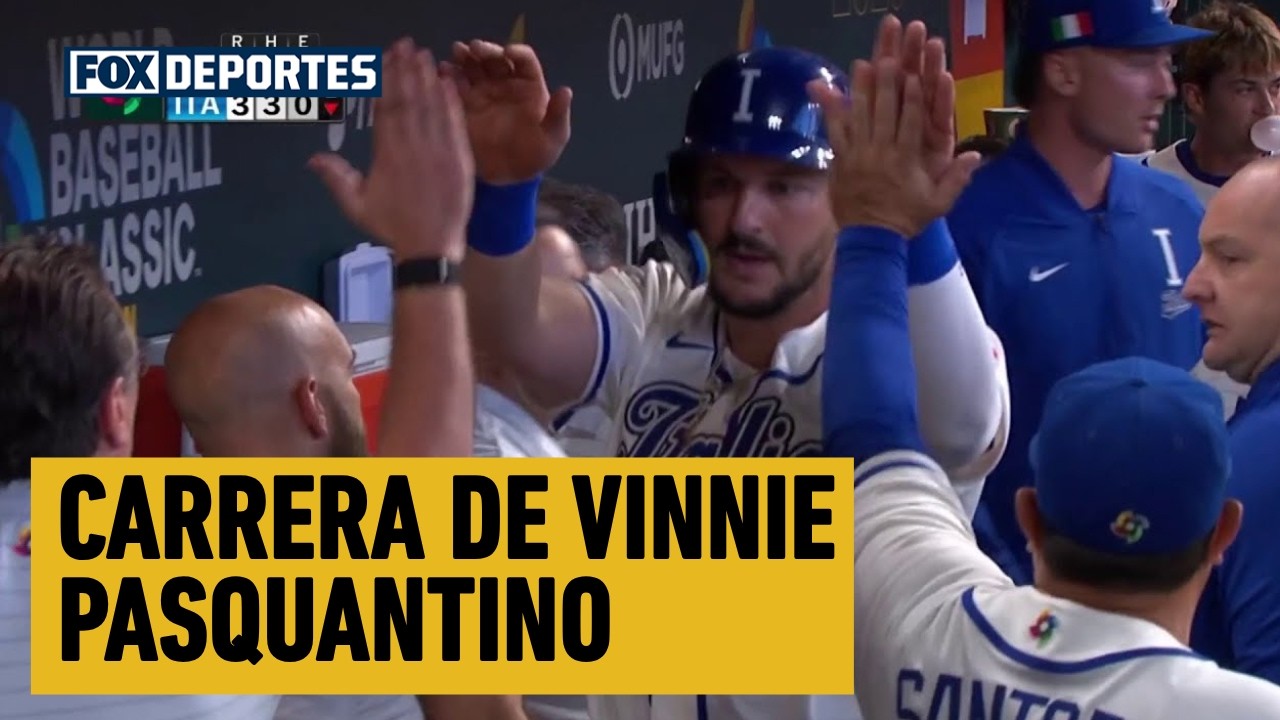 😄⚾ CARRERA DE Vinnie Pasquantino | Puerto Rico 1-3 Italia | World Baseball Classic 2026