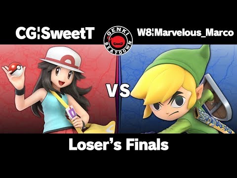 Genki Beatdown #6 - CG | SweetT (PKMN) vs W8 | Marvelous_Marco (Toon Link) - Loser's Finals
