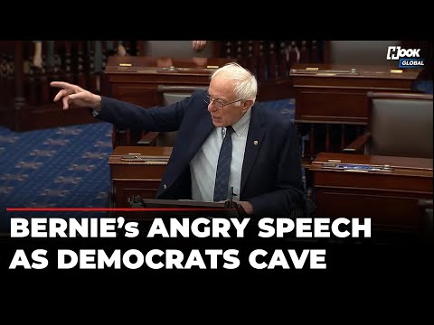 ‘Are You Happy…?’: Bernie Sanders Angry Speech In Senate After Democrats Cave On Shutdown | US News