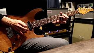 Video thumbnail for Taiwan MLC Amp / Wolfetone Marshallhead MK II / Dimarzio Cruiser DP187 by Kerry Lin 林書正