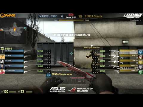 ASUS ROG Summer 2014 - Gruppe D - UB Halbfinale PENTA Sports vs. MARVEL (de_nuke)
