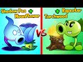 PVZ 2 - Shadow Pea + Moonflower Vs Repeater + Torchwood Max Level