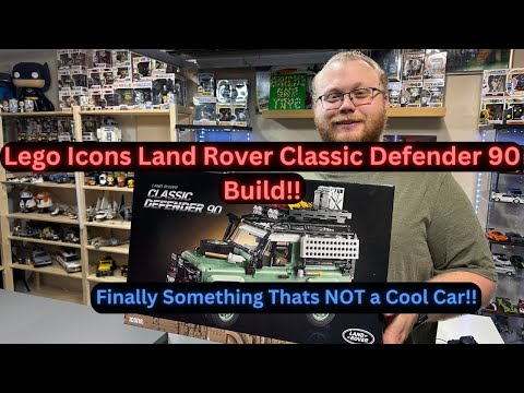 Lego Icons Land Rover Classic Defender 90 Build! (Nice to Build an Off-Road Vehicle From Lego!)