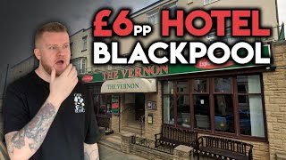 I Stay in a £6 Hotel in Blackpool! - The Vernon Hotel, Blackpool