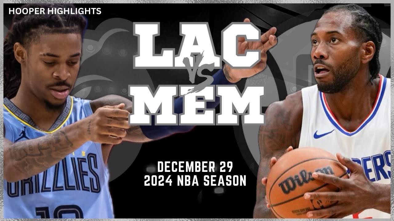 30.12.2023 | Los Angeles Clippers 117-106 Memphis Grizzlies