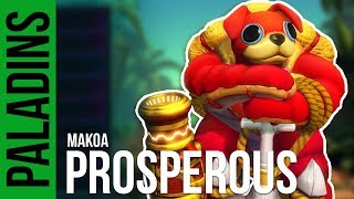 Paladins | NEW HOT MAKOA PROSPEROUS Skin In OB65