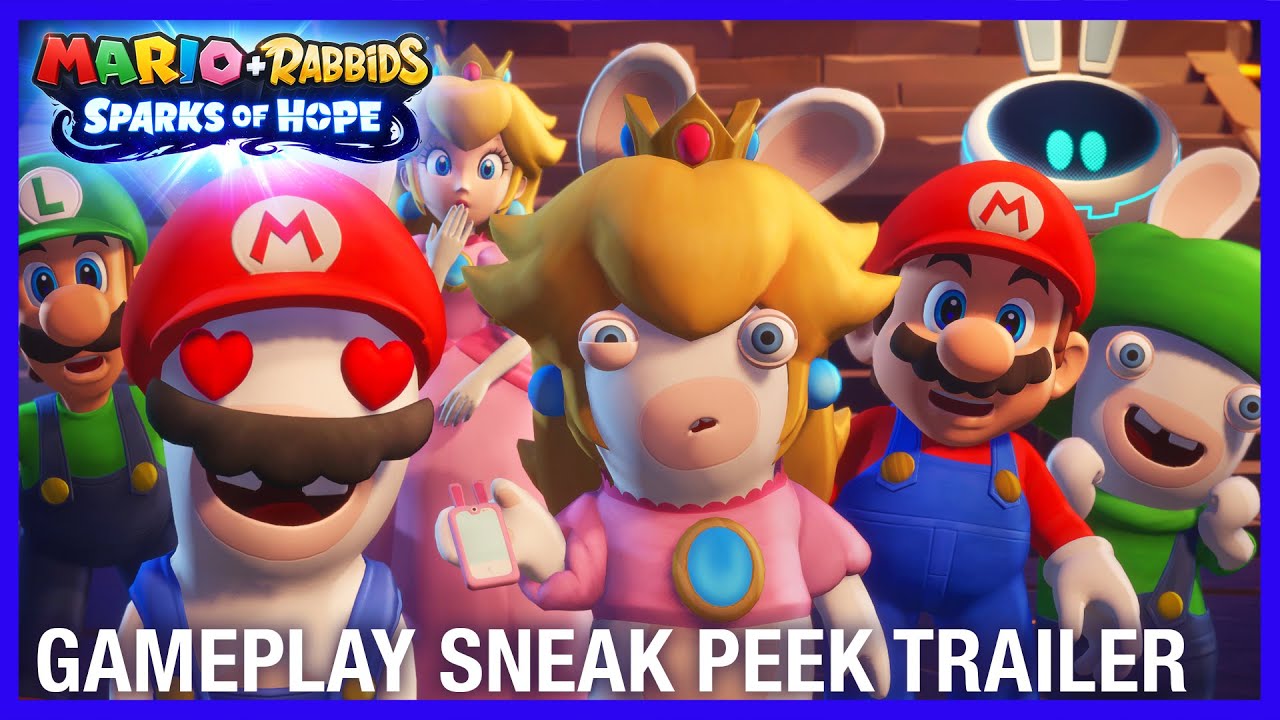 Mario + Rabbids Sparks of Hope: Gameplay Sneak Peek Trailer | #UbiForward | Ubisoft [NA] - YouTube