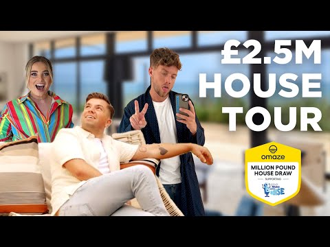 Roman Kemp, Sonny Jay & Sian Welby explore the Omaze Million Pound House, Kent!