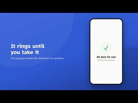 Pill Reminder: Meds on time video thumbnail