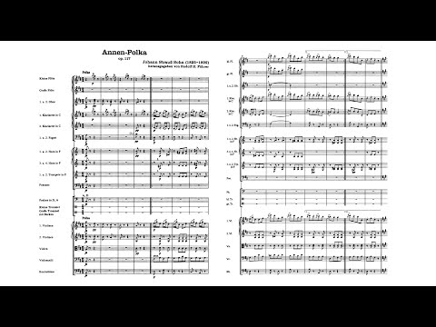 Johann Strauss II: Annen-Polka, Op. 117 (with Score)