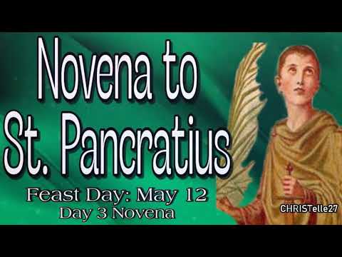 St. Pancratius Novena : Day 3 [Patron of Children, Jobs, Health, Cramps, Headaches, Perjury]