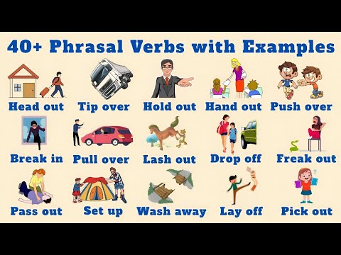 44 Daily Use Phrasal Verbs with Meanings & Examples | Learn Phrasal Verbs with Actions and Sentences
