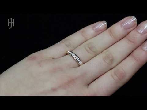 9ct Y/G 0.35ct Diamond Eternity Ring - Hatton Jewellers London HJ380