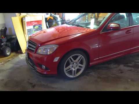 W204 C-Class H&R Sport Lowering Springs w/5mm Pads Before & After