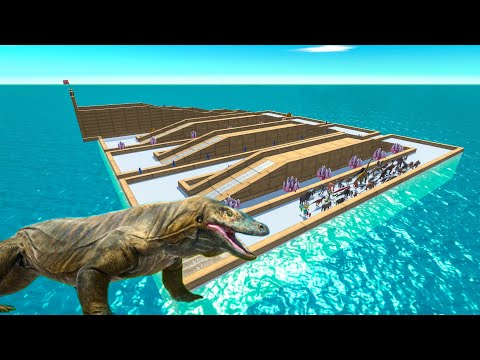 Escape From Komodo Dragon - Last Survivor - Animal Revolt Battle Simulator