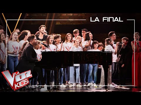 Pablo López y Sebastián Yatra cantan 'Adiós' con los finalistas | Final | La Voz Kids Antena 3 2022