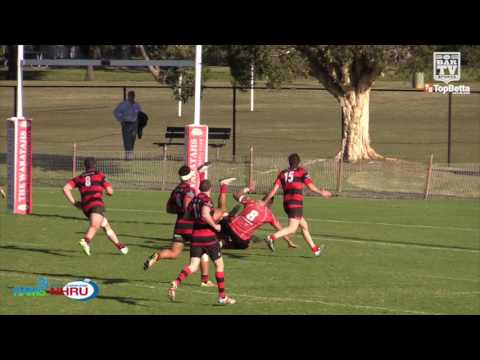 2016 NHRU Round 14 Premier 1 Highlights - The Waratahs v Singleton Bulls