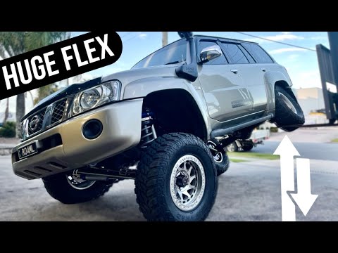My DREAM Suspension Setup With HUGE FLEX *$10k Long Travel Patrol*