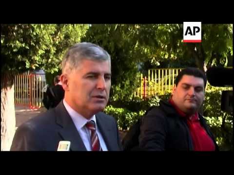 Senior politicians cast their vote