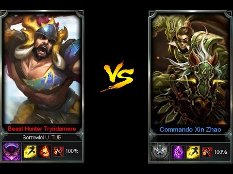 Tryndamere Vs Xin Zhao