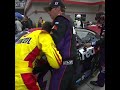Denny Hamlin and Joey Logano FIGHT at Bristol! | #shorts | NASCAR
