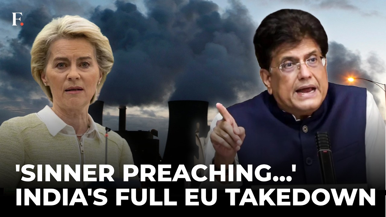 'Fix Yourself 1st': India's Piyush Goyal Delivers Brutal Reality Check To EU Over Carbon Tax | Full