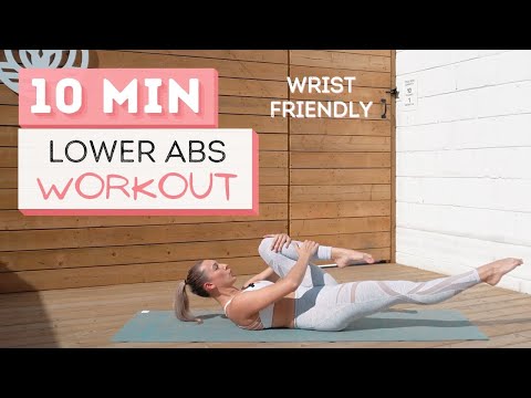 10 min LOWER ABS WORKOUT | Target the Low Belly | No Wrists