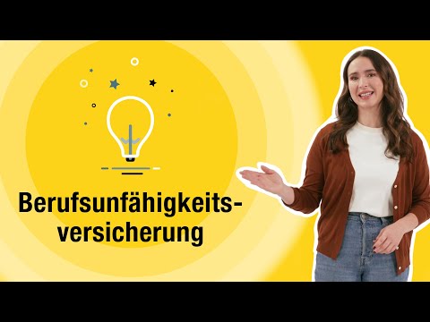 Berufsunfähigkeitsversicherung – kurz erklärt
