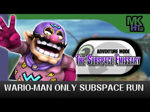 Wario-Man Only Subspace Emissary Run - Super Smash Bros. Brawl