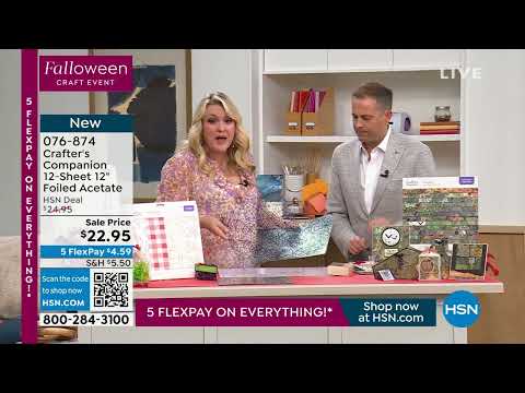 Crafter's Companion 12" x 12" Halloween Foiled Acetate  ...