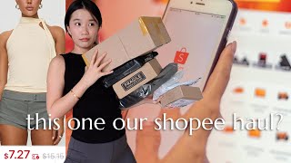 BUYING/SHOPPING ON SHOPEE SINGAPORE? CLOTHES.. unboxing & try ons! affordable & best 2025 finds陪我去逛