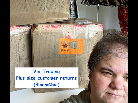 Via trading liquidation unboxing. Plus size customer returns, bloomchic liquidation