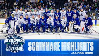 Vancouver Canucks Development Camp 3 on 3 Scrimmage Highlights (Jul 2 2026)