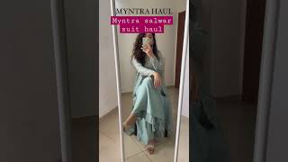 Myntra salwar suit haul #myntra #myntrahaul #viral #shorts #salwarsuit @reviewnhaul