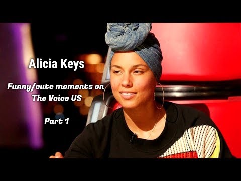 Alicia Keys | Funny/Cute moments on The Voice US