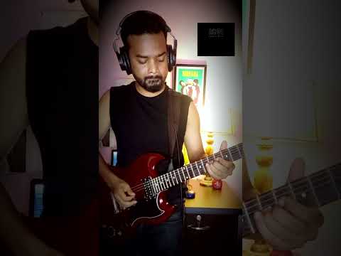 AC/DC -Back in Black guitar solo cover! #acdc#guitarist