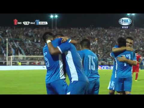 Racing 3 - Independiente 1 / Gol de Roger Martínez