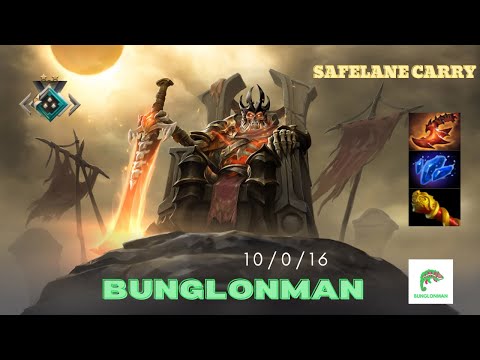 BUNGLONMAN [Wraith King - Safelane] Unlimited Lives King Crusader Rank Dota 2 #NOOBFROMSEA