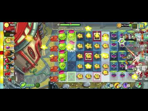 Plants vs Zombies 2 (371) Terror from Tomorrow Level 116-119