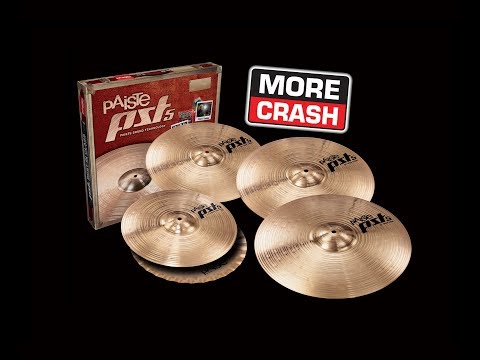 MORE CRASH - Paiste PST5 ROCK SET (14/18/20 + 16 Bonus Crash)