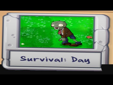 playing every PvZ Replanted survival mini game until i unlock survival endless