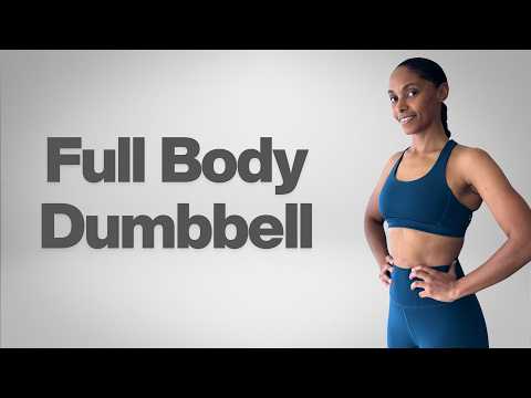 20 minute Full Body Dumbbell Strength & Tone Workout you can do DAILY!