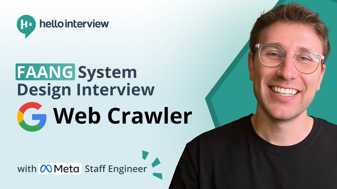 System Design Interview: Design a Web Crawler w/ a Ex-Meta Staff Engineer