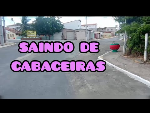 Saindo de CABACEIRAS SENTIDO SÃO JOÃO DO CARIRI PB.
