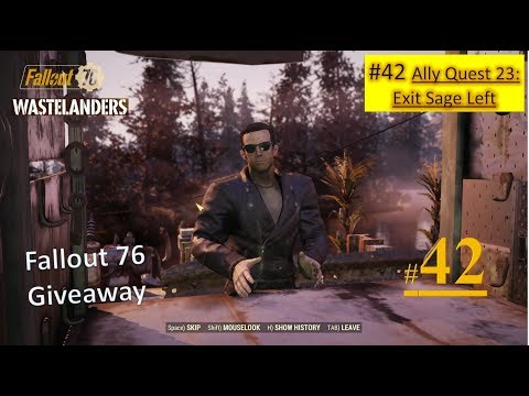 Fallout 76 Wastelanders DLC - Exit Sage left | Rescue Sage